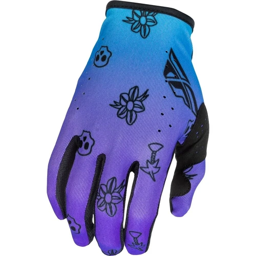 Fly Racing 2026 Lite SE Outline MX Gloves - Purple/Blue/Black - XS - SKU:4009102