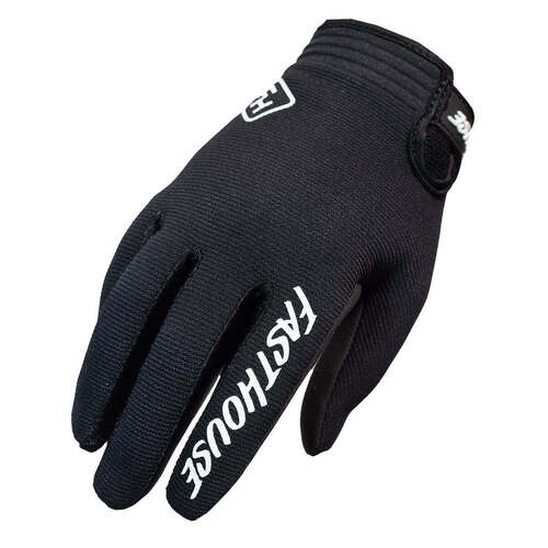 FASTHOUSE YOUTH CARBON GLOVES - BLACK - SM - SKU:40180021