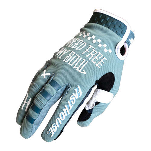Fashthouse Speed Style Akuma Gloves - Indigo - S - SKU:40383308