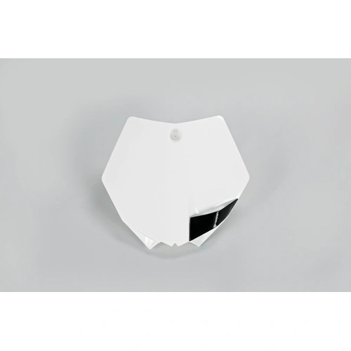 UFO KTM Front Number Plate 85SX 2013-2017 - White
