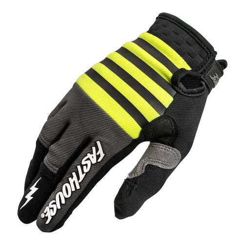 Fasthouse Speed Style Omega Gloves - Hi Vis/Grey - S - SKU:40515708