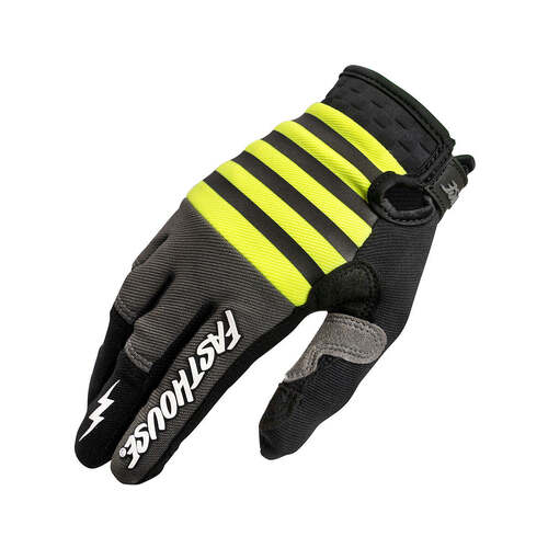 Fasthouse Speed Style Omega Youth Gloves - Hi Vis/Grey - XS - SKU:40595720