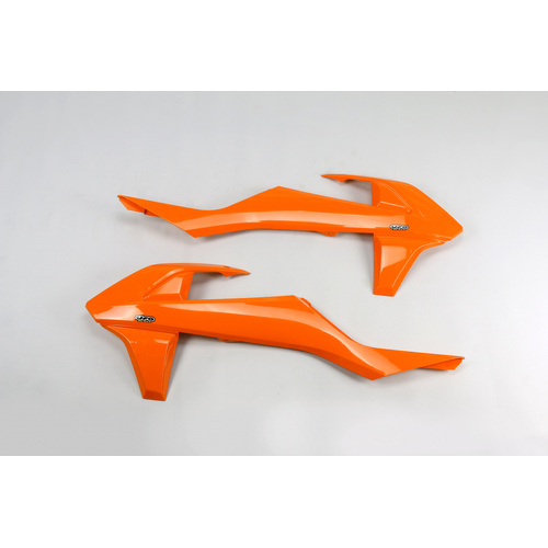 UFO KTM Radiator Shrouds 125SX 16-17, 250SX 17, SXF 16-17, EXCF 17, EXC 17 - SKU:4061127