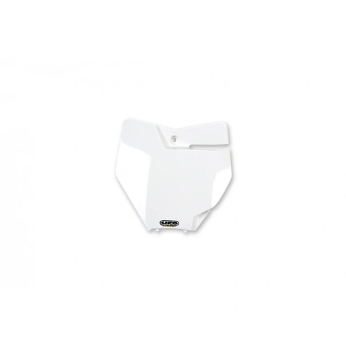 UFO KTM Front Number Plate SX/SXF 2016-2018 - White