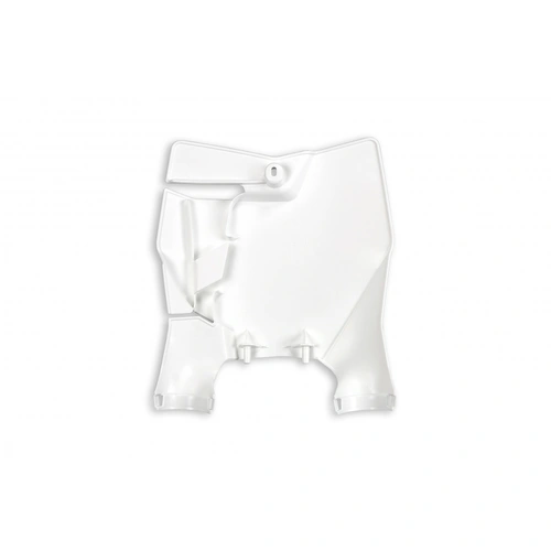 UFO Stadium Front Number Plater - KTM -STAD FRT PLT SXF250-350-450 16-22/SX125-150 16-22/SX250 17-22 - White
