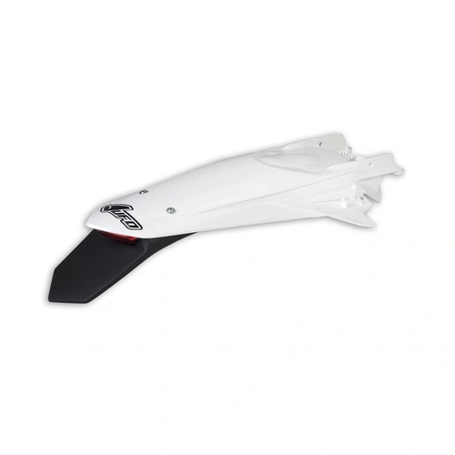 UFO Enduro Rear Fender W/Led - KTM EXC/EXC-F 20-23 - White - SKU:4097047