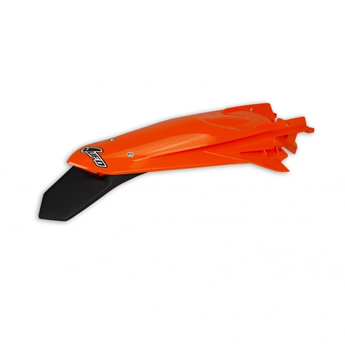 UFO Enduro Rear Fender W/Led - KTM EXC/EXC-F 20-23 - Orange - SKU:4097127