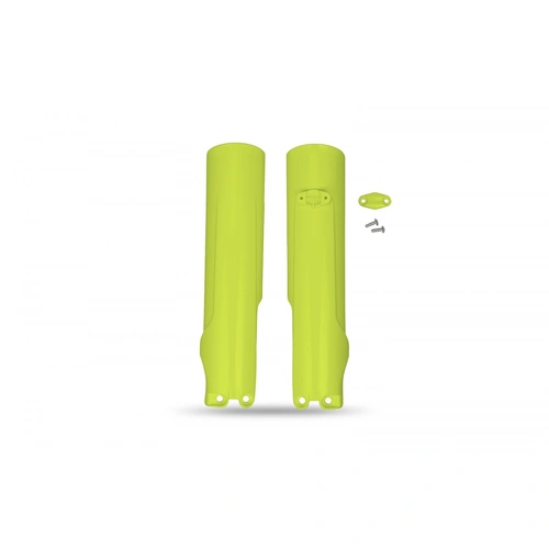 UFO Fork Sliders - Husky TC125/250/TX300/FC250/350/450/FX350/450 2023 - Yellow