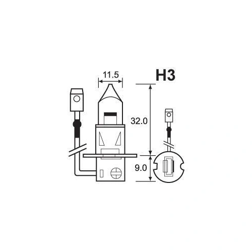 Link 12V 55W H3 Bulb