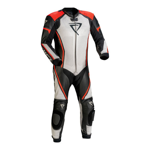 Difi Imola 1 Pce Leather Suit - Black/White/Red - 2XL - SKU:46-1083-60