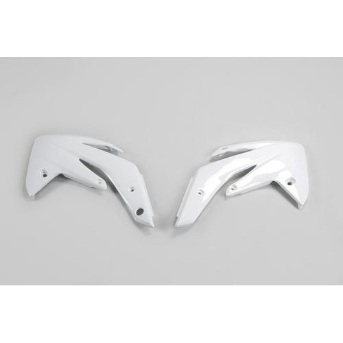 UFO Honda Radiator Shrouds CR150R 2007-2016 - White - SKU:4619041