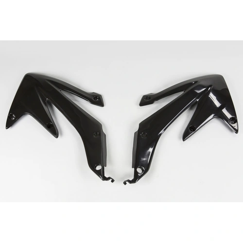 UFO Honda Radiator Shrouds CR450X 2008-2015 - Black