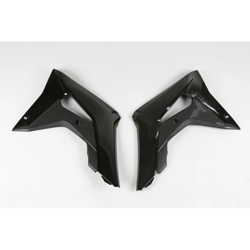 UFO Radiator Shrouds - Honda - CRF250R 18-21/450R 17-20 - Black