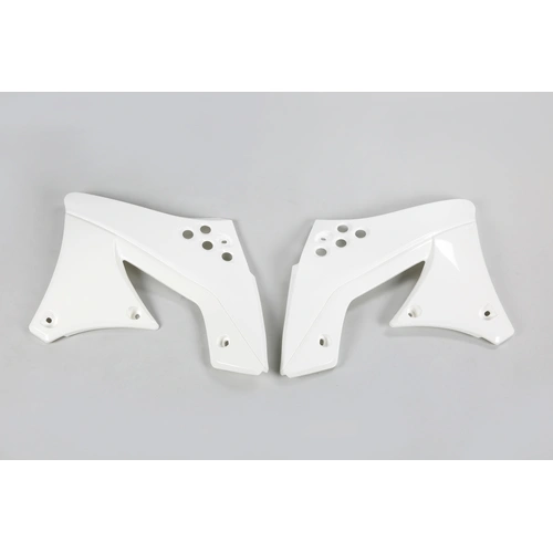 UFO Radiator Shrouds - Kawasaki Kx250F 2009 & 2012 - White