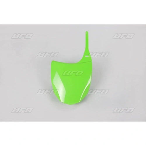 UFO Kawasaki Front Number Plate - KX250F 09-12 - Green