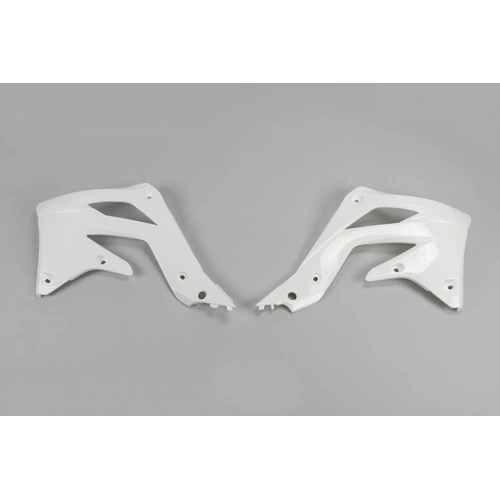 UFO Kawasaki Radiator Shrouds KX450F 2012-2015 - White