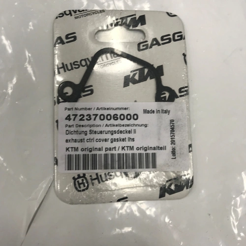 /GASGAS/ HUSQVARNA 85 OEM Exhaust ctrl cover gasket lhs 47237006000 - SKU:47237006000