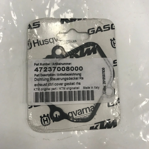 /GASGAS/HUSQVARNA 85 Exhaust ctrl cover gasket rhs 47237008000 - SKU:47237008000