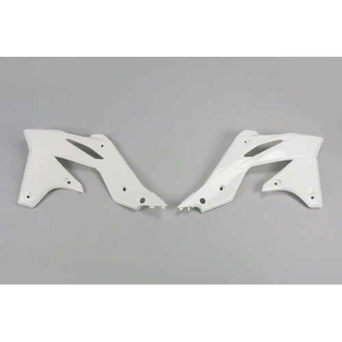 UFO Radiator Shrouds - Kawasaki KXF 250 13-16 - White