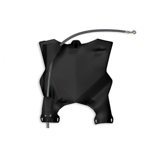 UFO Kawasaki Stadium Front Plate - KXF250 17-25/KXF450 16-25 - Black