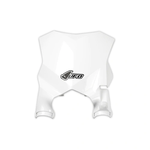 UFO Stadium Front Number Plate - Kawasaki - KX250F 17-19/KX450F 16-19 - White