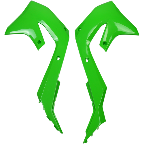 UFO Radiator Shroud - Kawasaki KX450F 19 - Green
