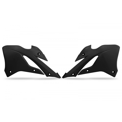 UFO Radiator Covers - Kawasaki Kx85 22 - Black