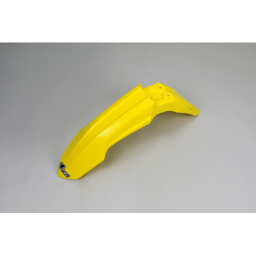 UFO Front Fender - Suzuki RMZ 250 10-18/RMZ 450 08-17 - Yellow (01-18) - SKU:4920102