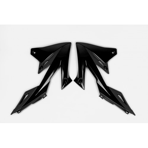 UFO Radiator Shrouds - Suzuki RMZ250 19-23 RMZ450 18-23 - Black