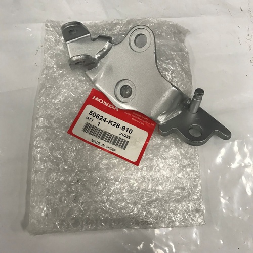 CRF125F 2014-25 OEM LEFT HAND FOOTPEG BRACKET  50624K28910 - SKU:50624K28910