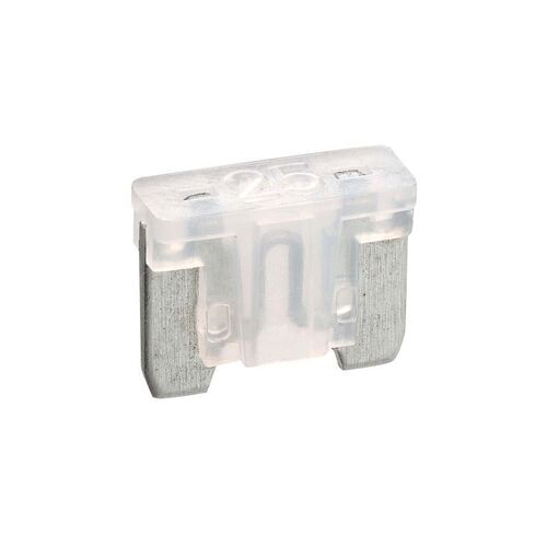 Narva 25 Amp White Micro Blade Fuse (Blister Pack Of 5)