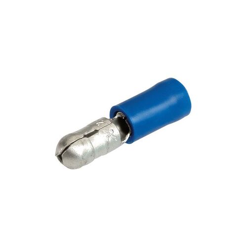 Narva 5.0mm Male Bullet Terminal Blue (14 Pack)