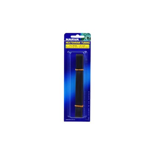 Narva 9.5mm Black Heatshrink (1.2M)
