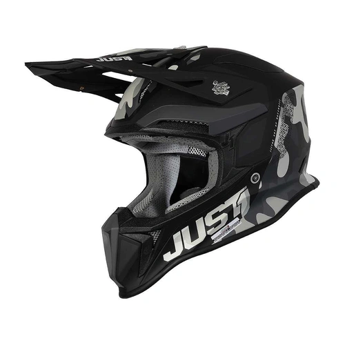 Just1 J18 MIPS Pulsar Helmet - Grey Camo/Black - XS - SKU:606018123900202