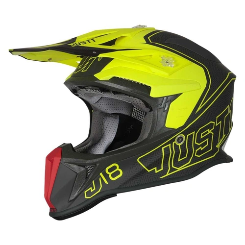 Just1 J32 Vertigo Youth Helmet - Grey/Red/Fluro Yellow - YS - SKU:606322029401713