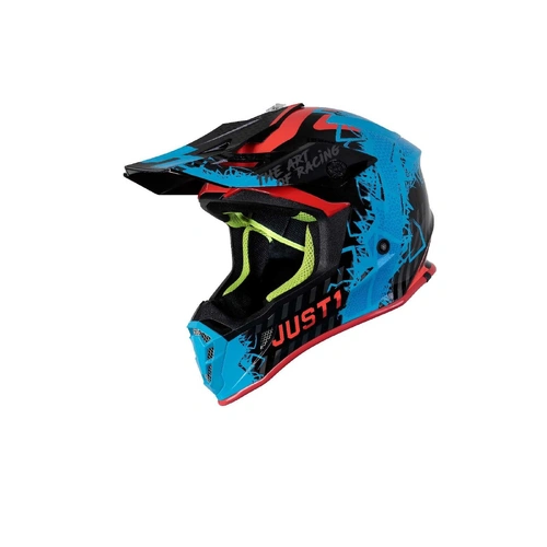 Just1 J38 Mask Helmet - Blue/Red/Black - XL - SKU:606332011200306