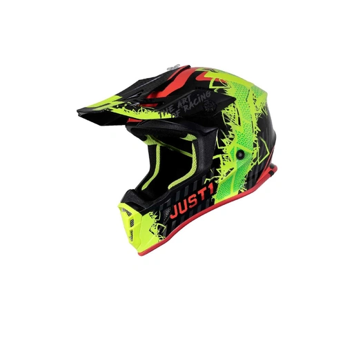 Just1 J38 Mask Helmet - Yellow/Red/Black