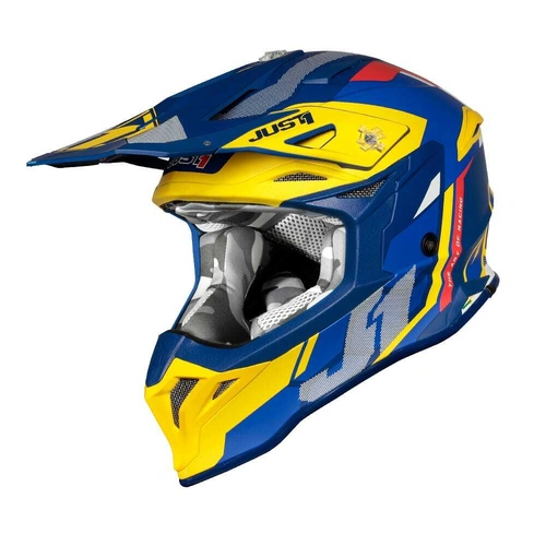 Just1 J39 Reactor Base Helmet - Yellow/Blue - XS - SKU:606337029100102