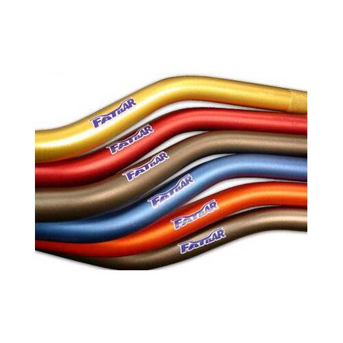 Renthal RC High Fatbars - Blue - 1 1/8"  - SKU:60901BU