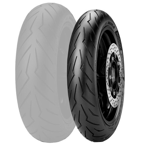 Pirelli Diablo Rosso Scooter - Front/Rear - 120/70-12 - [58P] - TL - SKU:61-292-54