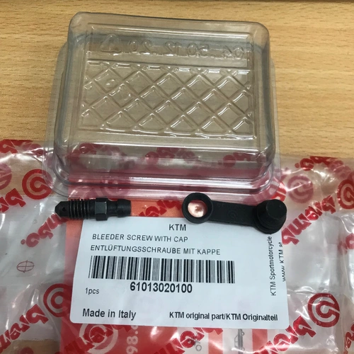  GASGAS /HUSABERG / HUSQVARNA OEM BRAKE CAIBRE  BLEEDER NIPPLE WITH CAP 61013020100 - SKU:61013020100