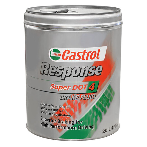 Castrol React Performance DOT 4 Brake Fluid - 20 Litres