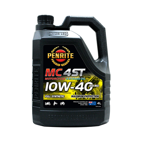 Penrite MC-4ST 10W-40 Full Synthetic Oil - 4 Litres - SKU:6107757