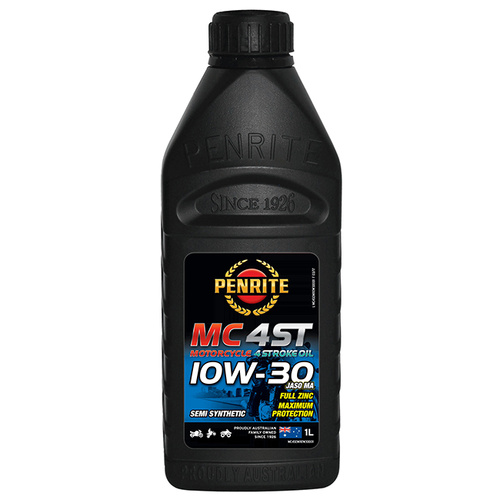 Penrite MC-4ST 10W-30 Semi Synthetic Oil - 1 Litre - SKU:6107760
