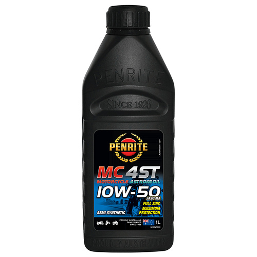 Penrite MC-4ST 10W-50 Semi Synthetic Oil - 1 Litre - SKU:6107762