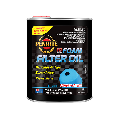 Penrite Foam Filter Oil Liquid - 1 Litre - SKU:6107843