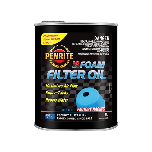 Penrite Foam Filter Oil Liquid - 1 Litre