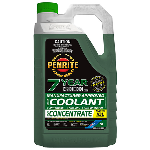 Penrite Green OEM Coolant Concentrate - 5 Litres - SKU:6107859