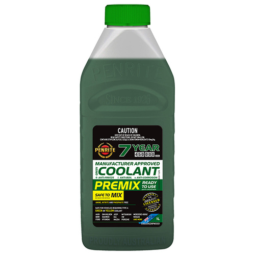 Penrite Green OEM Coolant Premix - 1 Litre - SKU:6107864