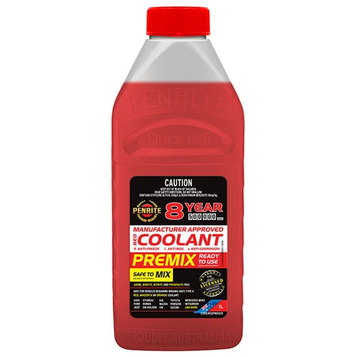 Penrite Red OEM Coolant Premix - 1 Litre